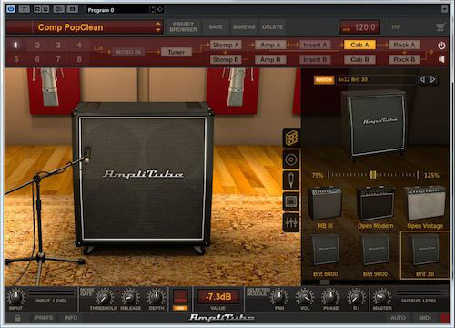 IK Multimedia Amplitube 4 Deluxe Amp Modeling software