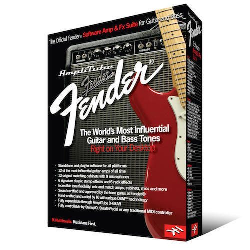 IK Multimedia Amplitube Fender plug in software